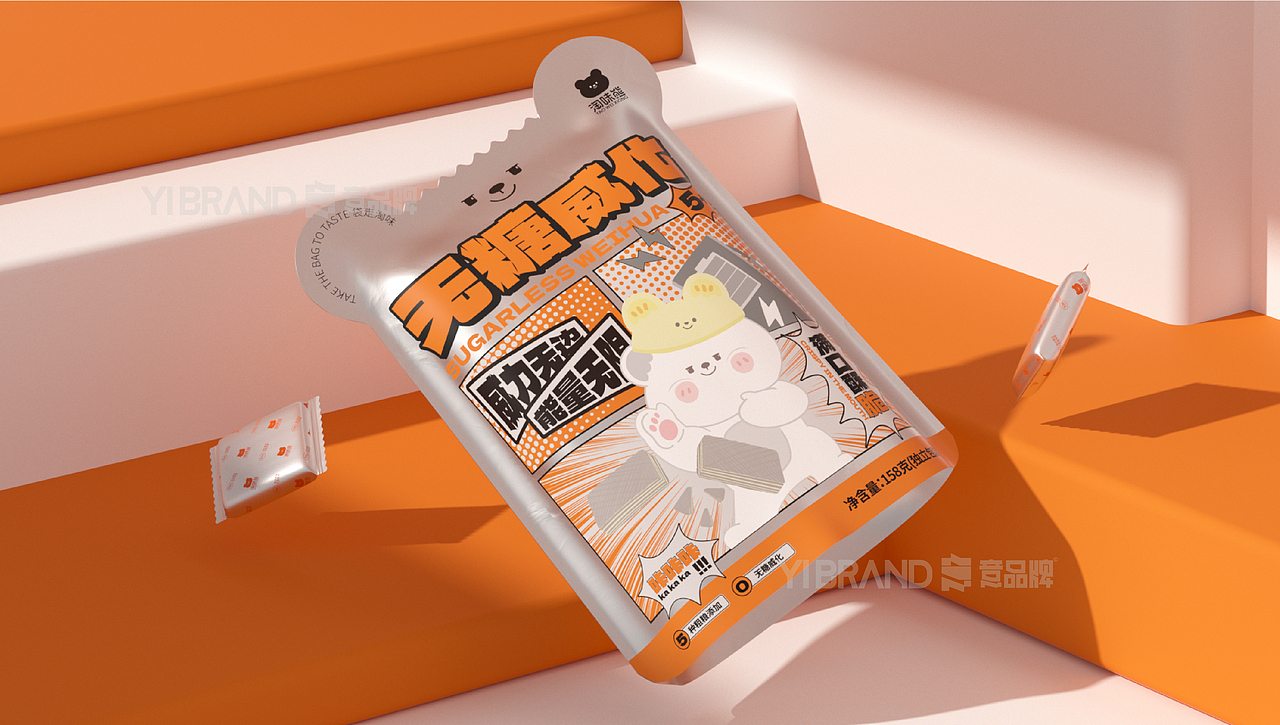 意品牌 | 淘味熊威化饼干包装设计\休闲食品\IP人物(图ZMzI4OTc5ODgw) - 包装 - 站酷设计师意品牌原创素材 - 站酷ZCOOL