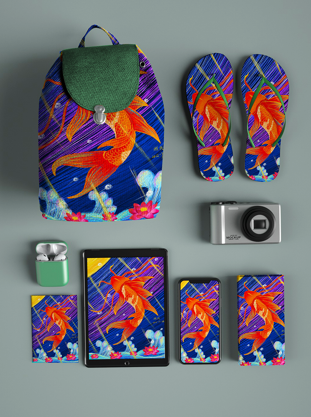 线圈插画/包装设计