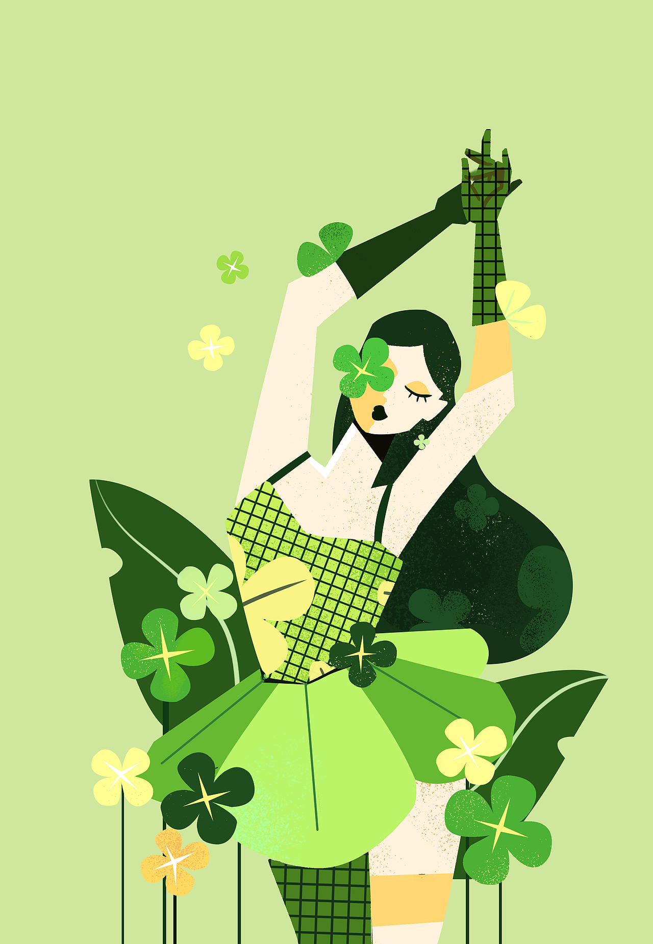 3.8女神节小程序运营插画（图ZMzM2NTMyMTY4） - 商业插画 - 站酷设计师月亮不吃饭呀原创素材 - 站酷ZCOOL