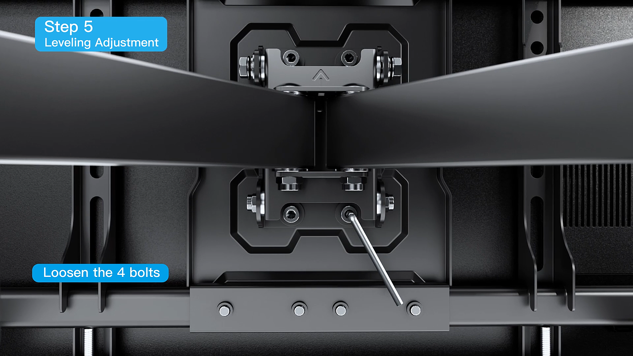电视支架安装动画展示