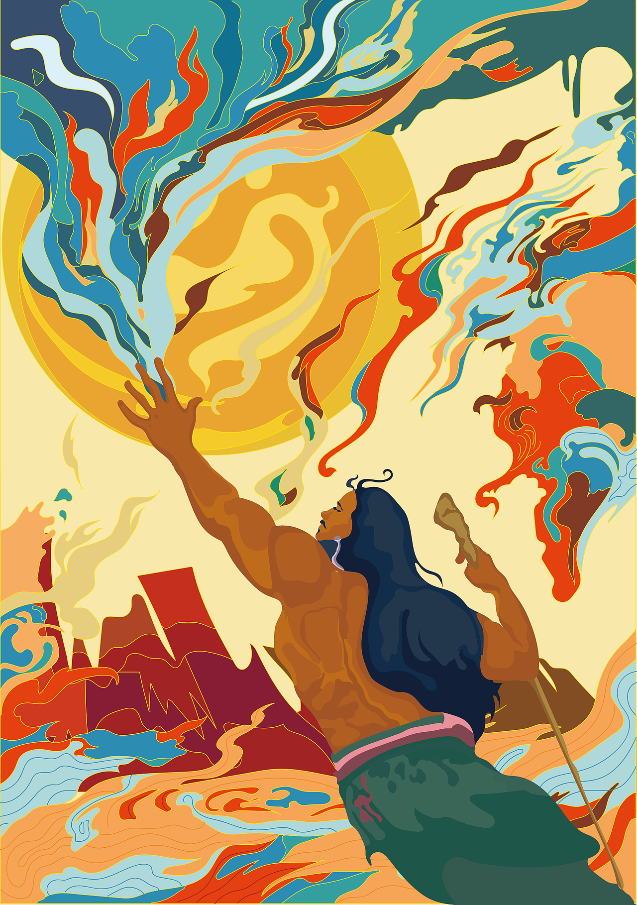 神话传说（图ZMzMzODA3NjE2） - 创作习作 - 站酷设计师十人羽原创素材 - 站酷ZCOOL