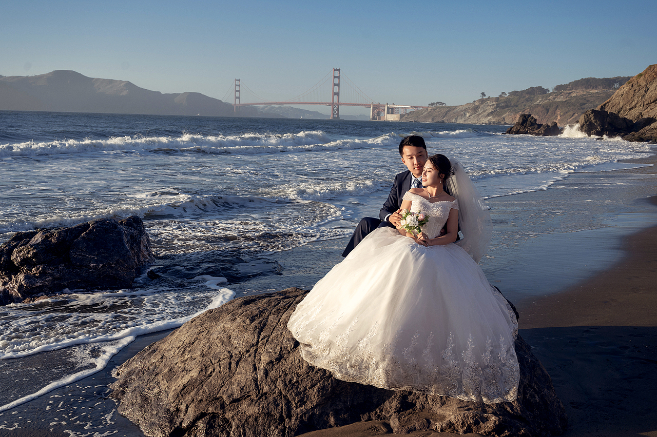 婚纱——市政厅&旧金山