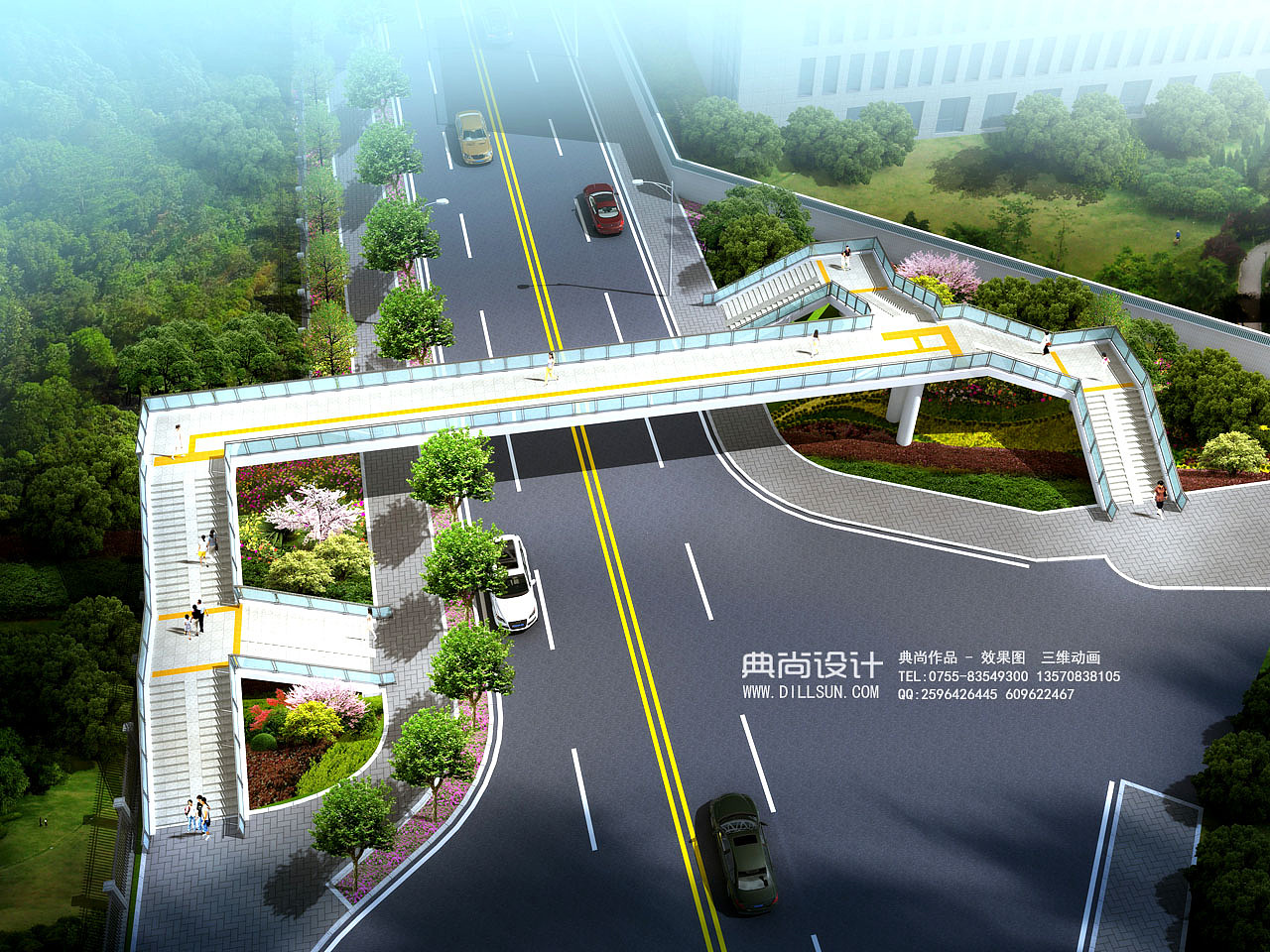 人行天桥效果图1