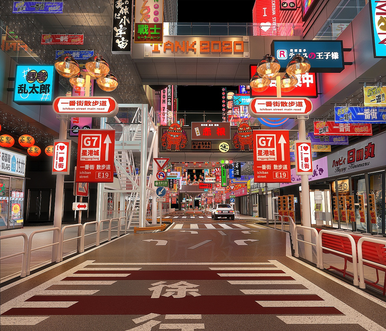 高颜值的网红街区，这次更美啦（图ZMzA4Mzk4MTI4） - 商业空间设计 - 站酷设计师S子衿设计原创素材 - 站酷ZCOOL