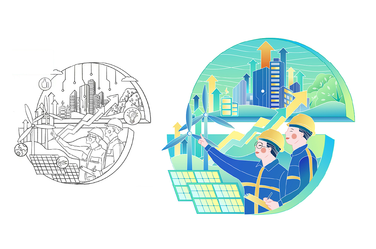 日报风矢量图插画（图ZMzI0NTQxMjc2） - 商业插画 - 站酷设计师小熊纸原创素材 - 站酷ZCOOL