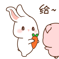 #WOW# 动态表情包——萌耳兔2
