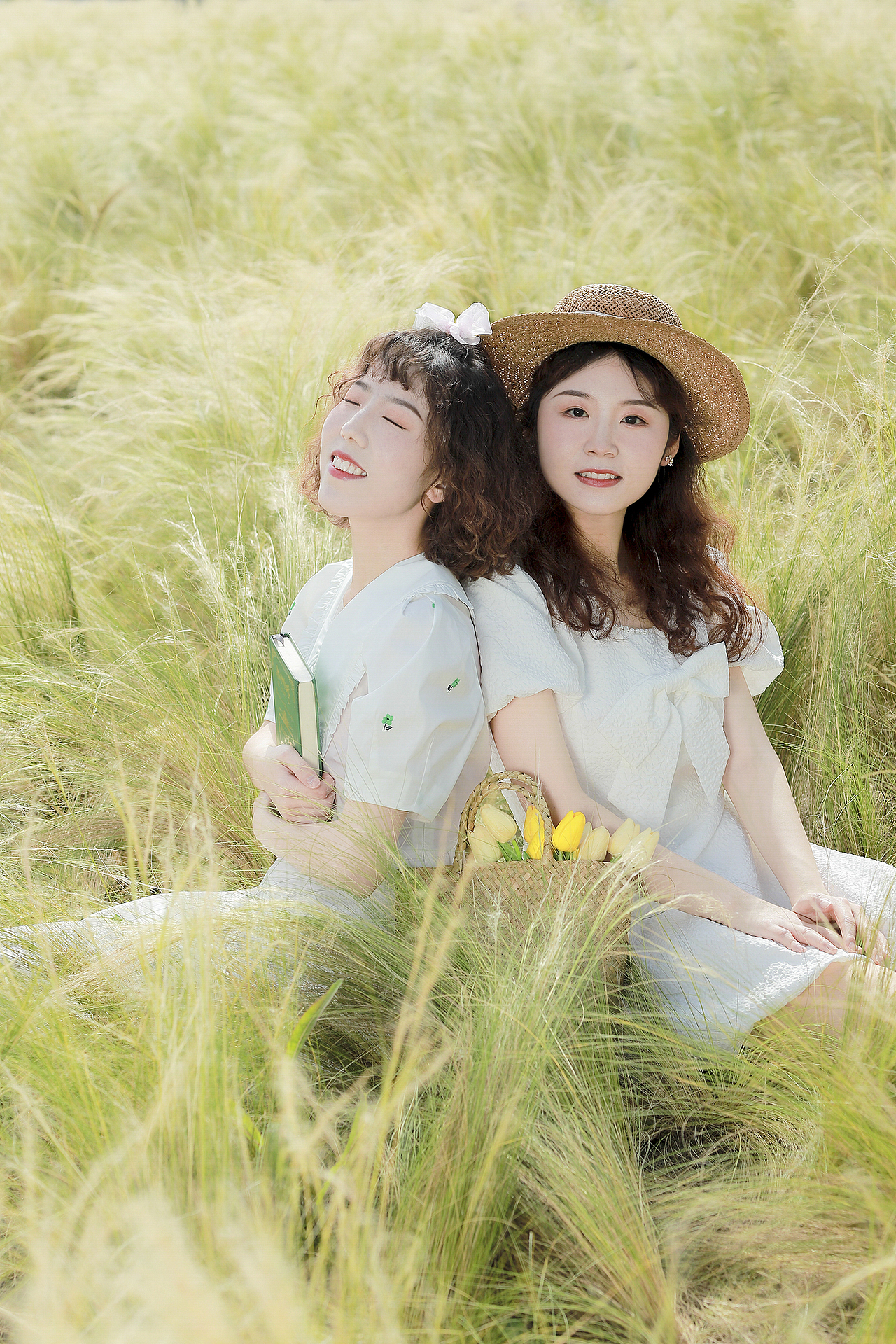 客片|羽毛草闺蜜日常少女写真