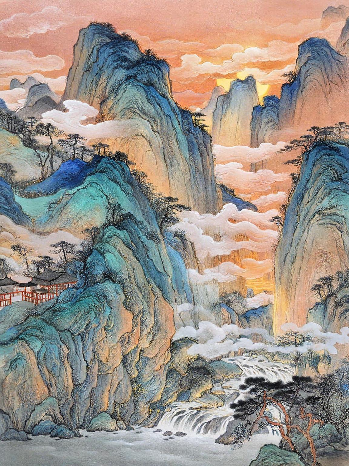 味道很正的AI国风山水（图ZMzU2Njk5MjQ4） - AI作品 - 站酷设计师积敏的AI绘画原创素材 - 站酷ZCOOL