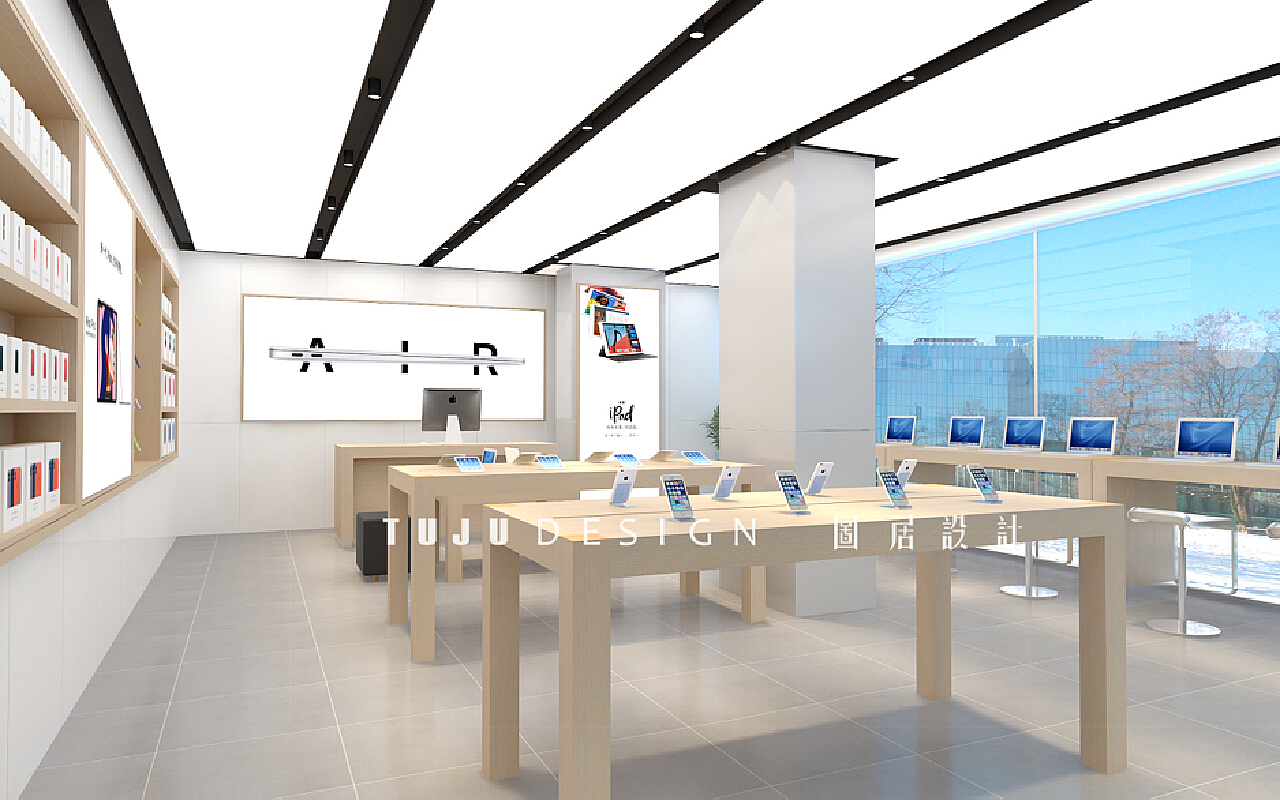 苹果展示厅|空间|展示设计 |疾亮切 - 原创作品 - 站酷 (ZCOOL)