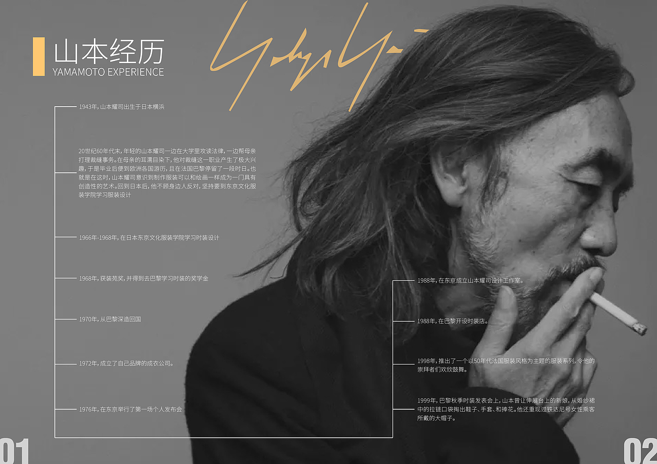 山本耀司杂志画册设计
