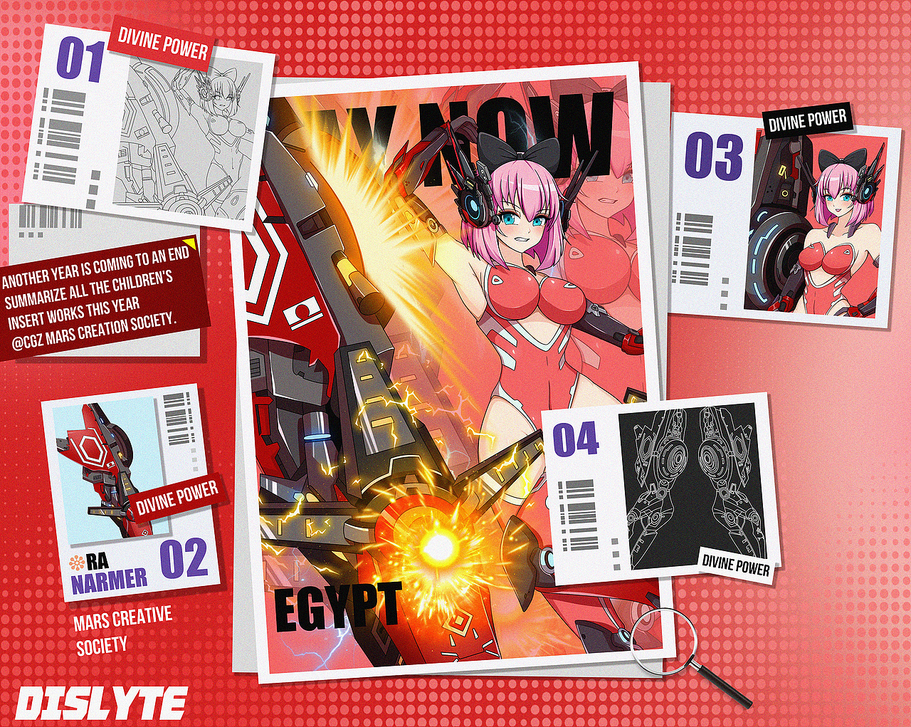 二次元【朋克機甲】角色設(shè)定×CGZ火星創(chuàng)想社（圖ZMzU4NTY1Mzk2） - 商業(yè)插畫 - 站酷設(shè)計師怪想萬創(chuàng)原創(chuàng)素材 - 站酷ZCOOL