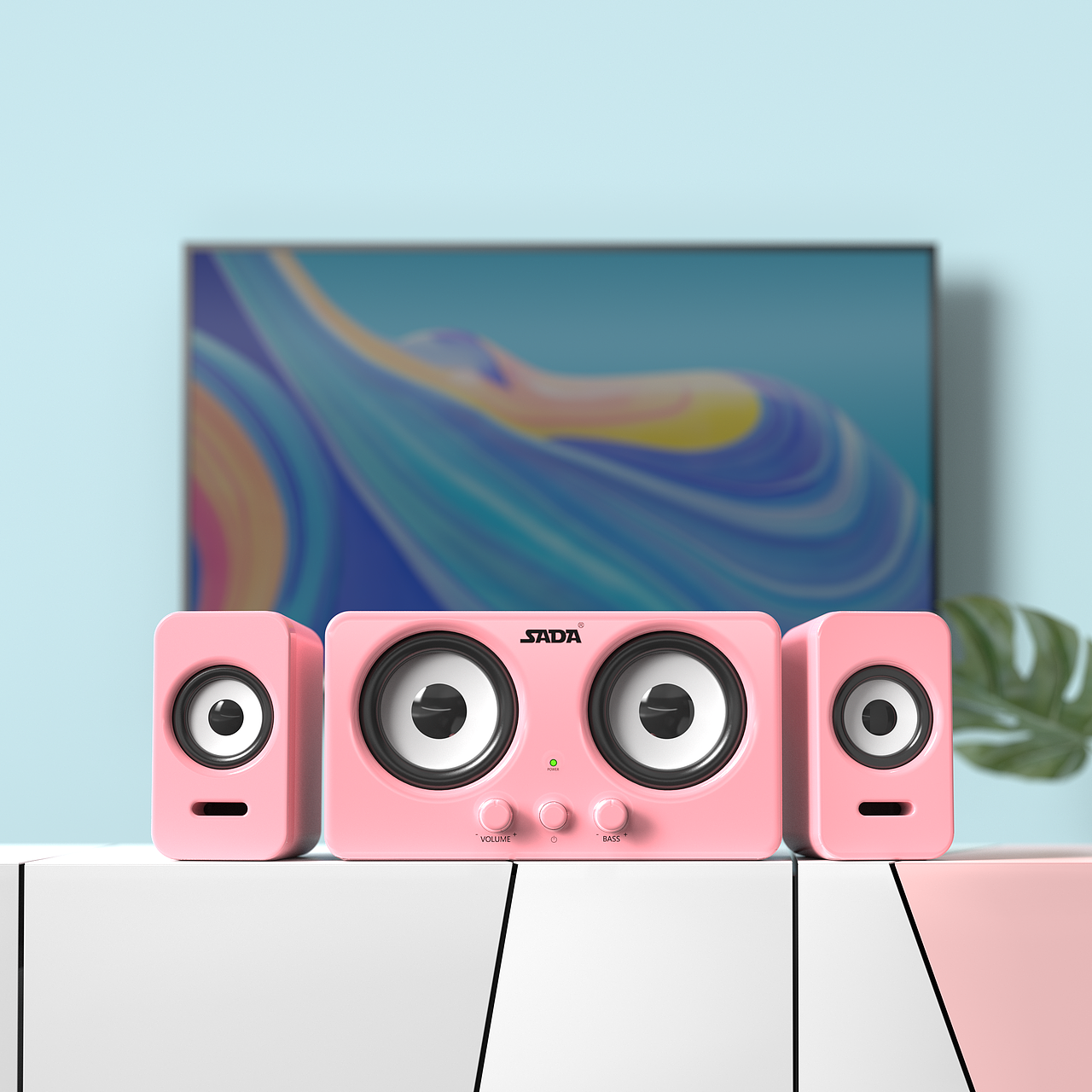 桌面小音响详情主图渲染（图ZMzQ0MzI4NjM2） - 电商 - 站酷设计师大新村狂少原创素材 - 站酷ZCOOL