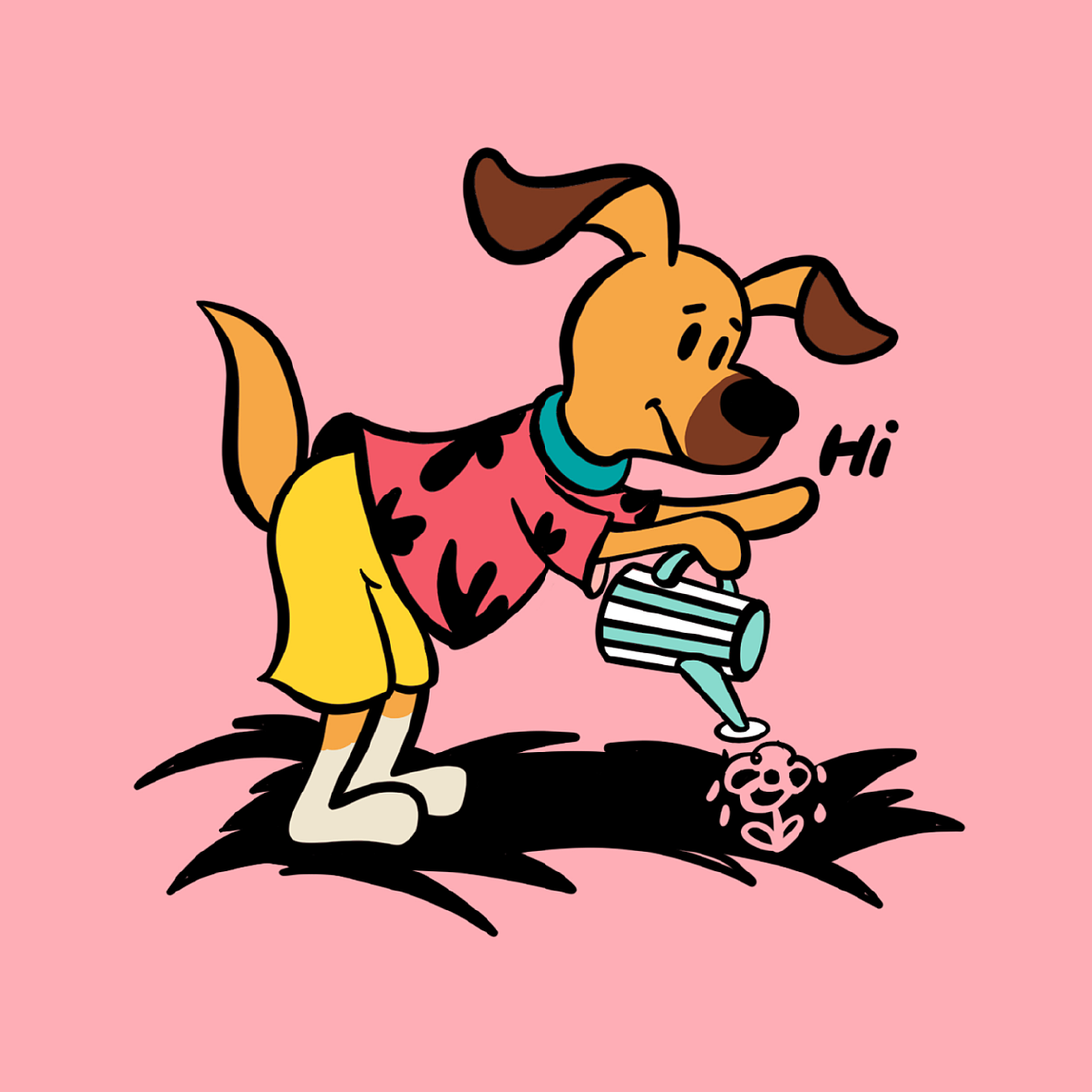 锅仔丁插画(日常+咖啡+生日系列)