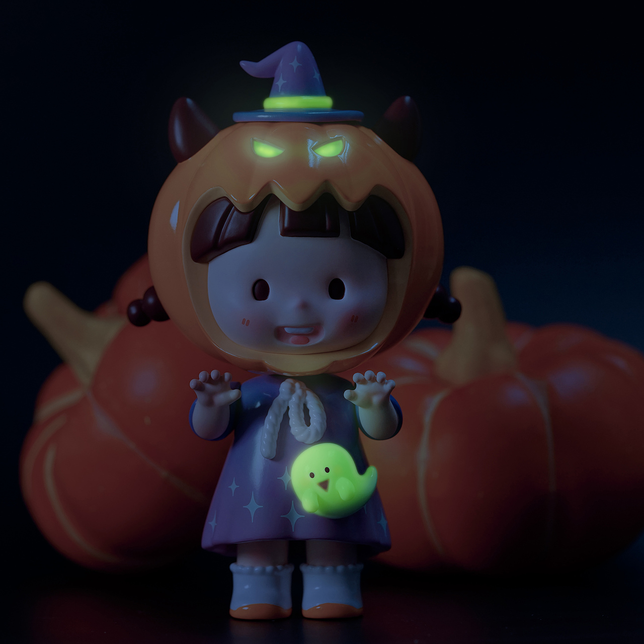 萬圣節(jié)里的小可愛：小米諾南瓜可愛鬼（圖ZMzIzMzUzMjIw） - 玩具 - 站酷設計師嘻飯實驗室原創(chuàng)素材 - 站酷ZCOOL