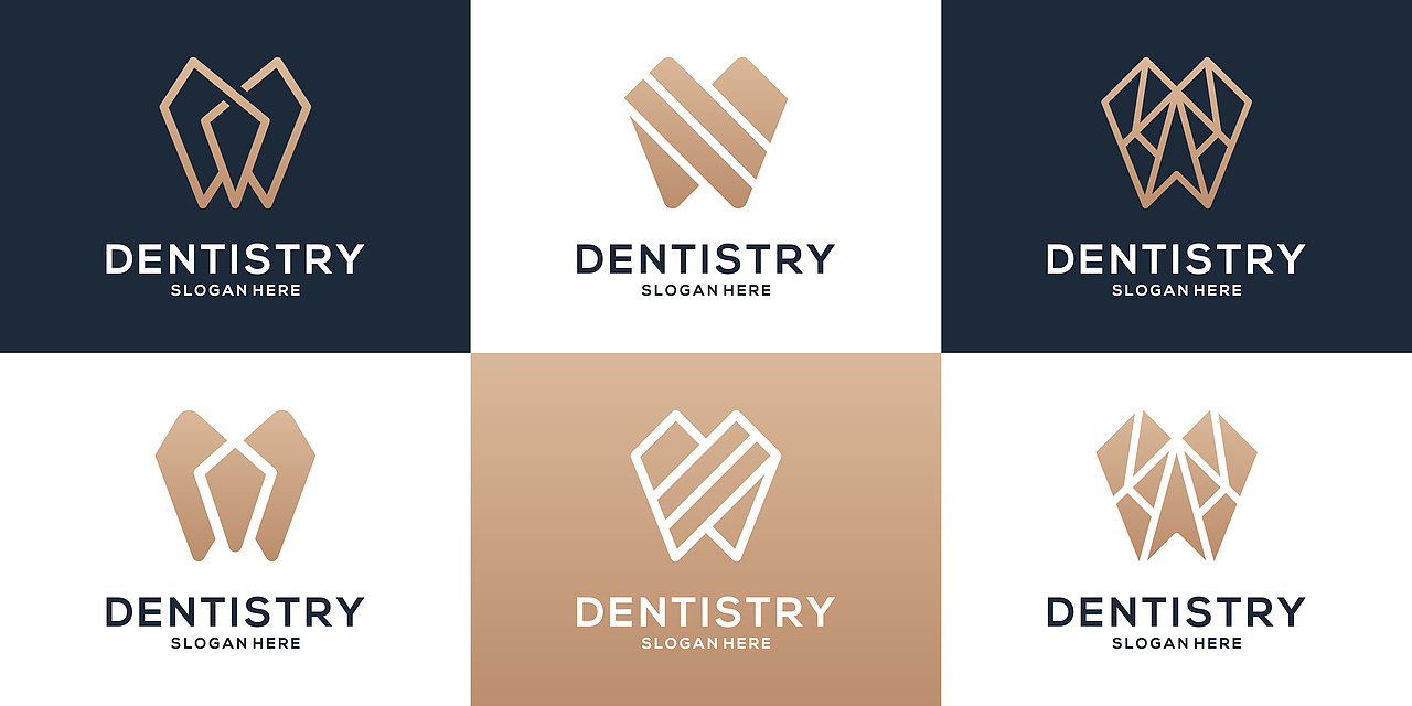 国外牙科牙医LOGO素材