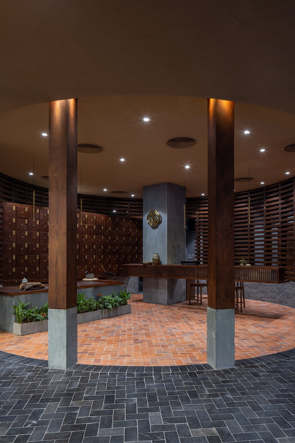 中医药房装修设计案例鉴赏—成都药店装修设计