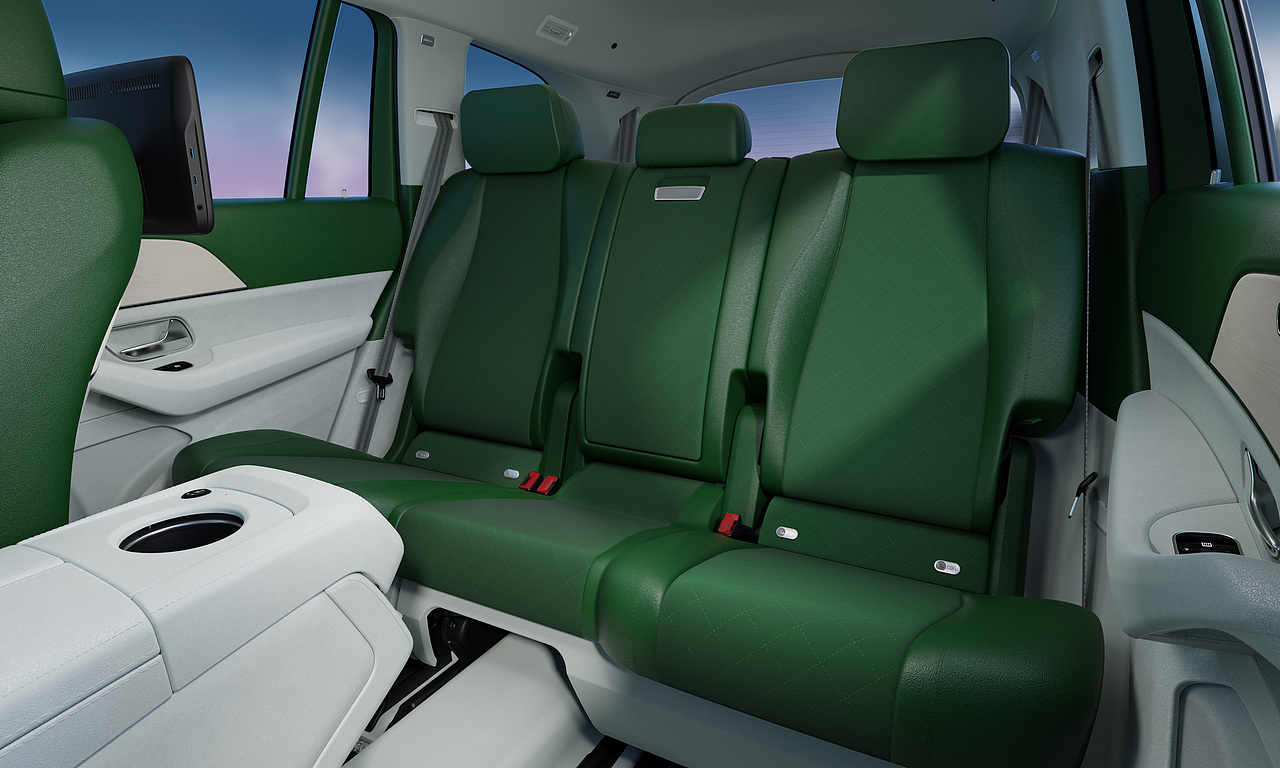 Mercedes Benz GLS interior CGI
