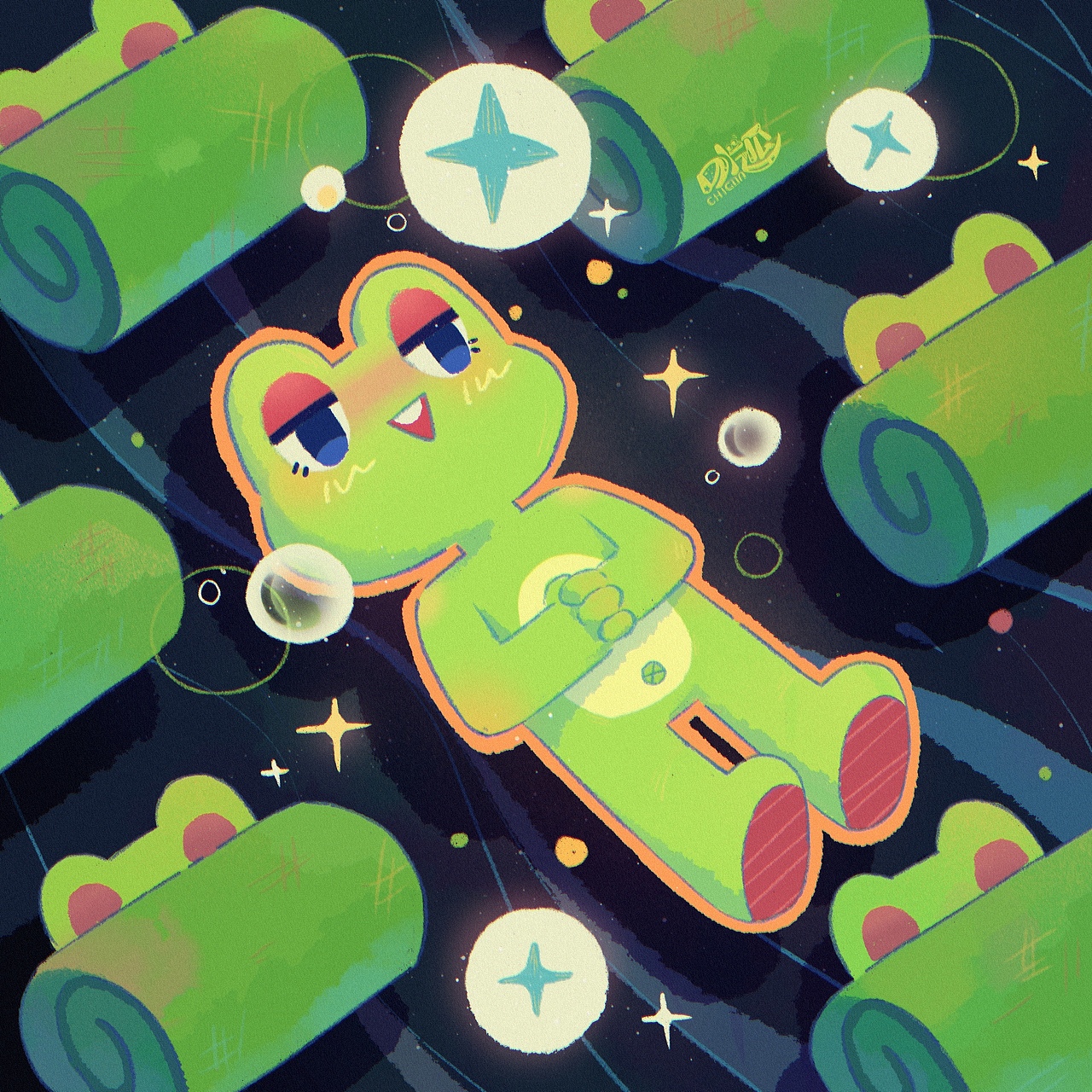 呱呱人世界1（图ZMjk4ODc3NjQw） - 创作习作 - 站酷设计师GUA吃瓜原创素材 - 站酷ZCOOL