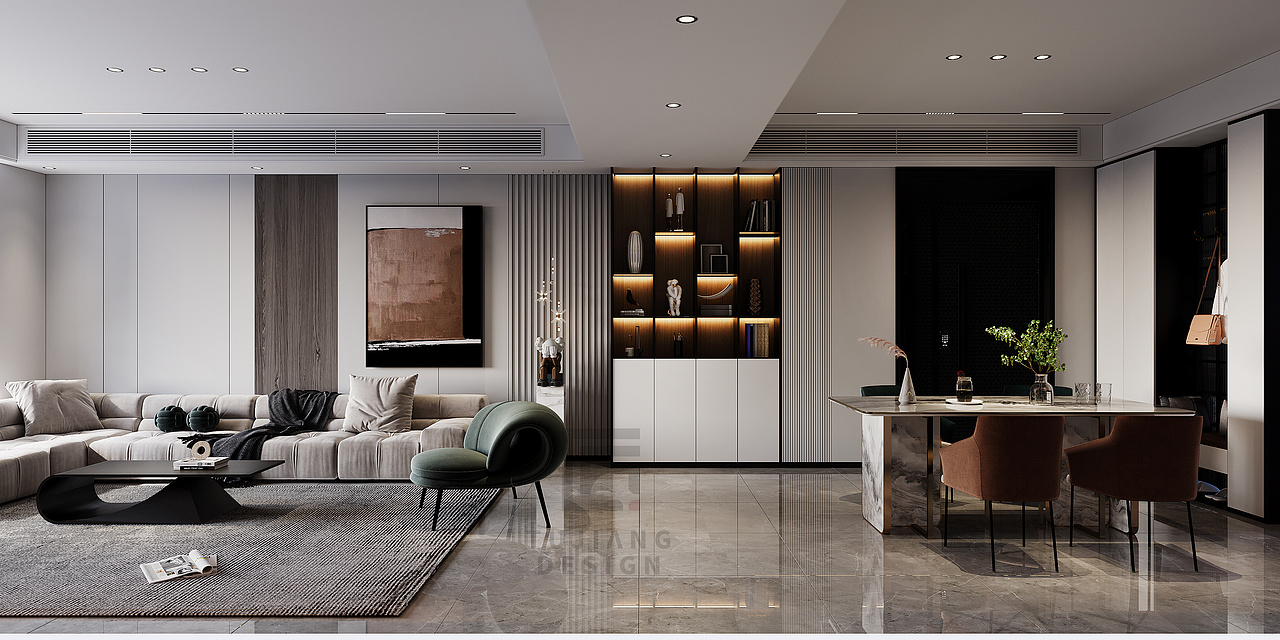 客餐厅案例集锦，精致简约，让设计给家带来更多美好