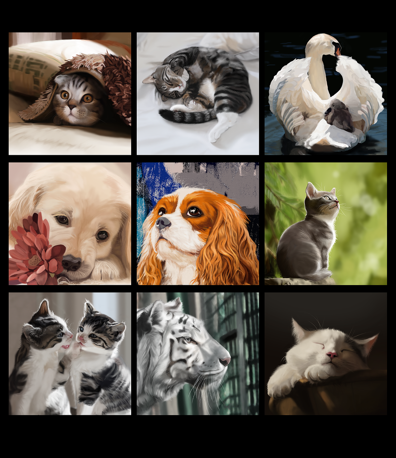 猫猫 | 狗狗 | 可爱的小动物们