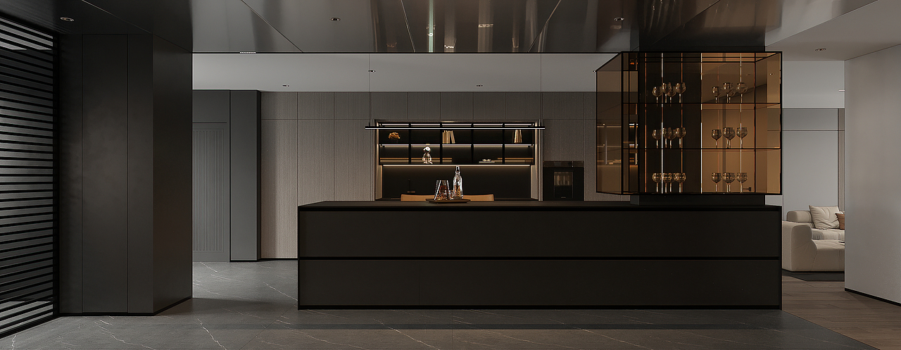 井外/暗色调空间（图ZMzI3MTYyNTIw） - 家装设计 - 站酷设计师务实介原创素材 - 站酷ZCOOL