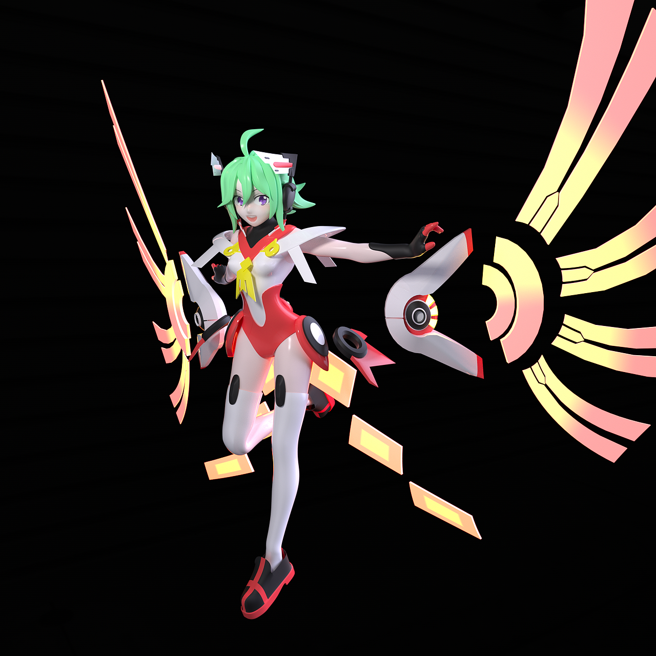 机甲少女ZBRUSH+C4D