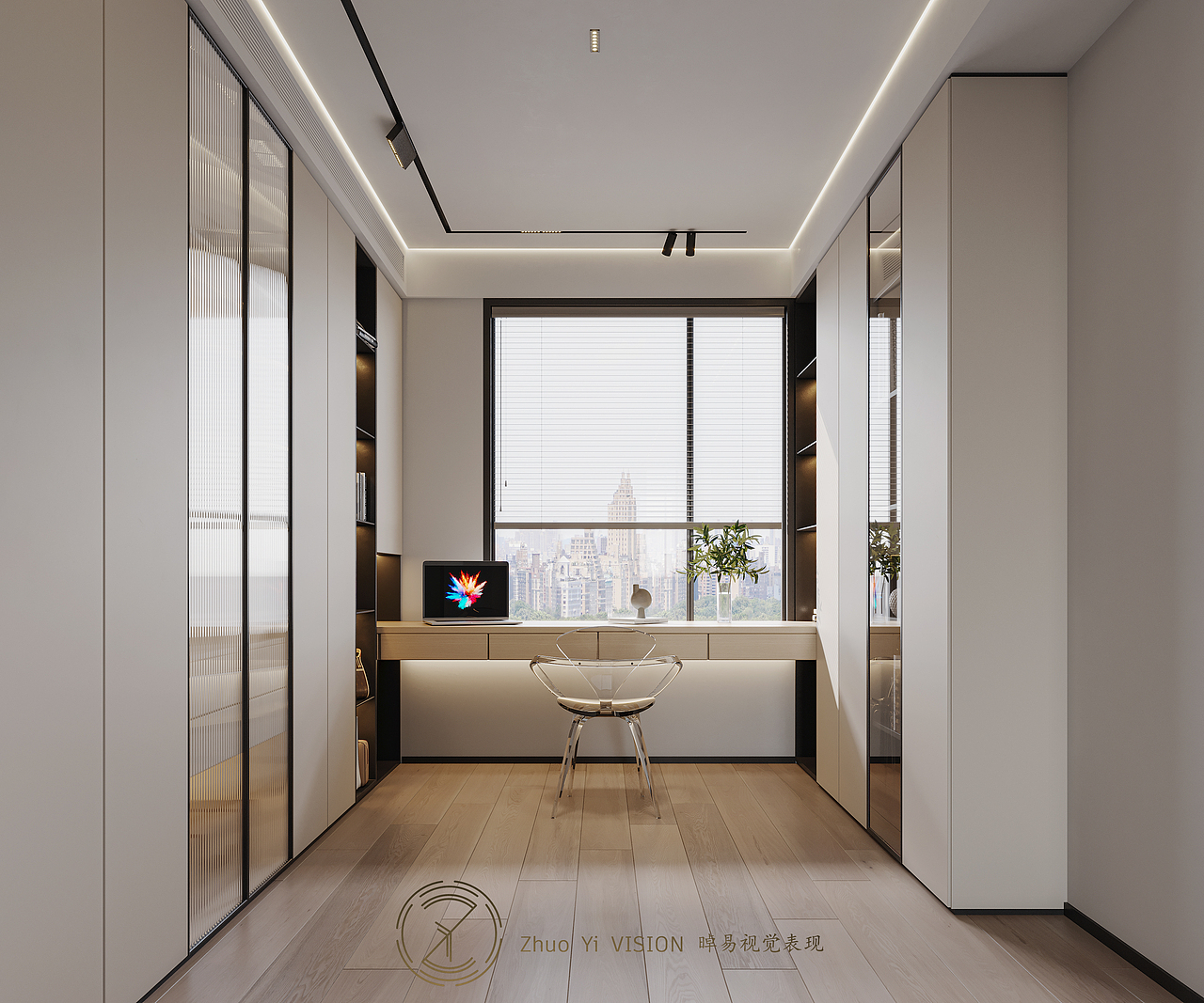 深与浅 冷与暖的对比