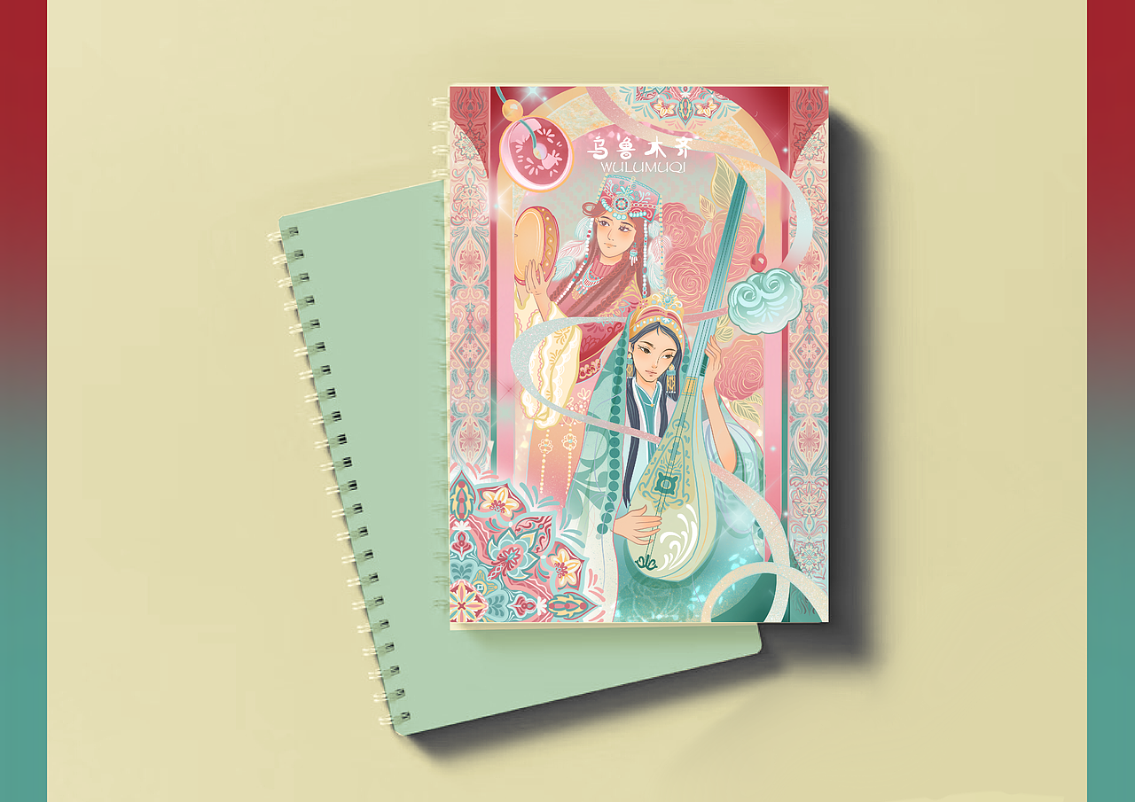 乌鲁木齐系列文创产品（图ZMzU4NzI4MjQ0） - 商业插画 - 站酷设计师是点点鸭原创素材 - 站酷ZCOOL
