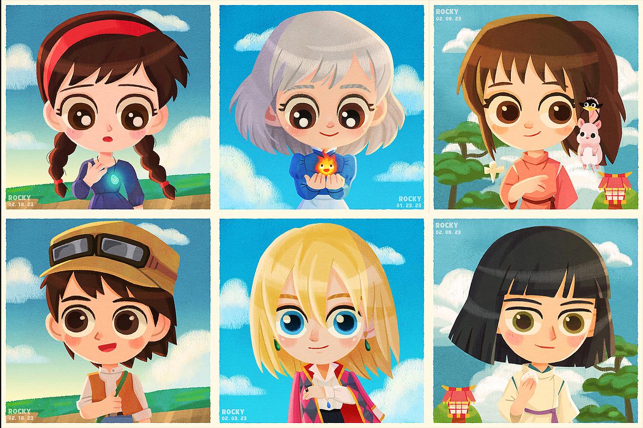 2023同人插画汇总（图ZMzU4OTUzODAw） - 商业插画 - 站酷设计师插画师Rocky原创素材 - 站酷ZCOOL