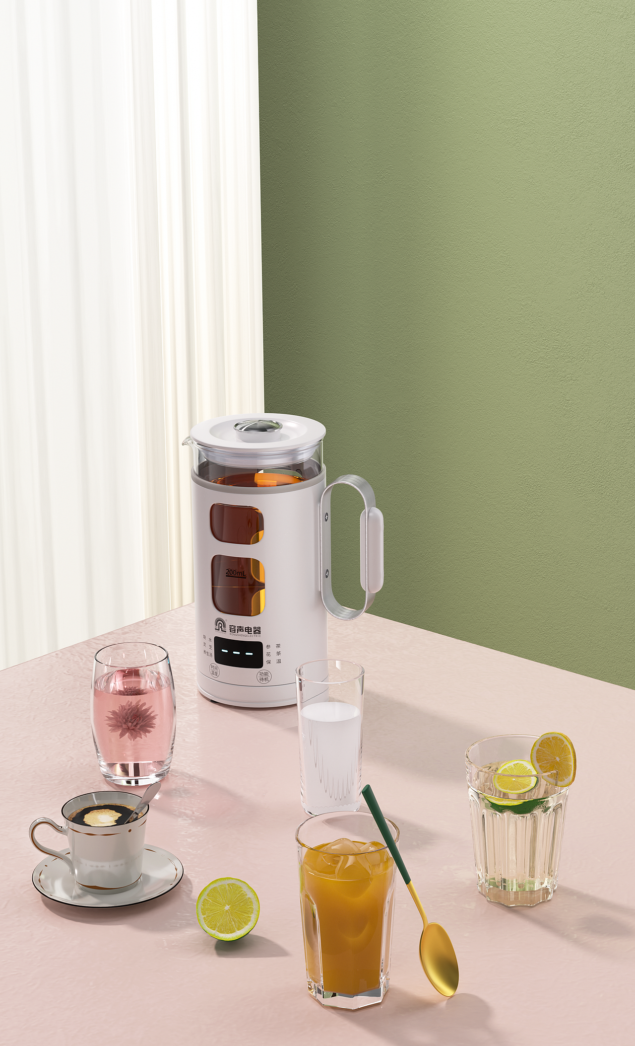 水壶详情图（图ZMzA3NTE1ODY4） - 产品 - 站酷设计师茶饭原创素材 - 站酷ZCOOL