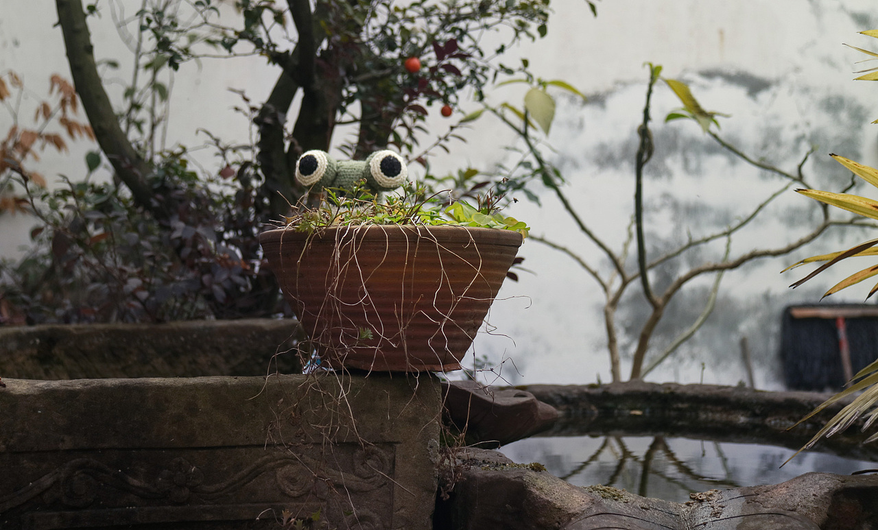 原创青蛙IP手工品,草稿到设计制作