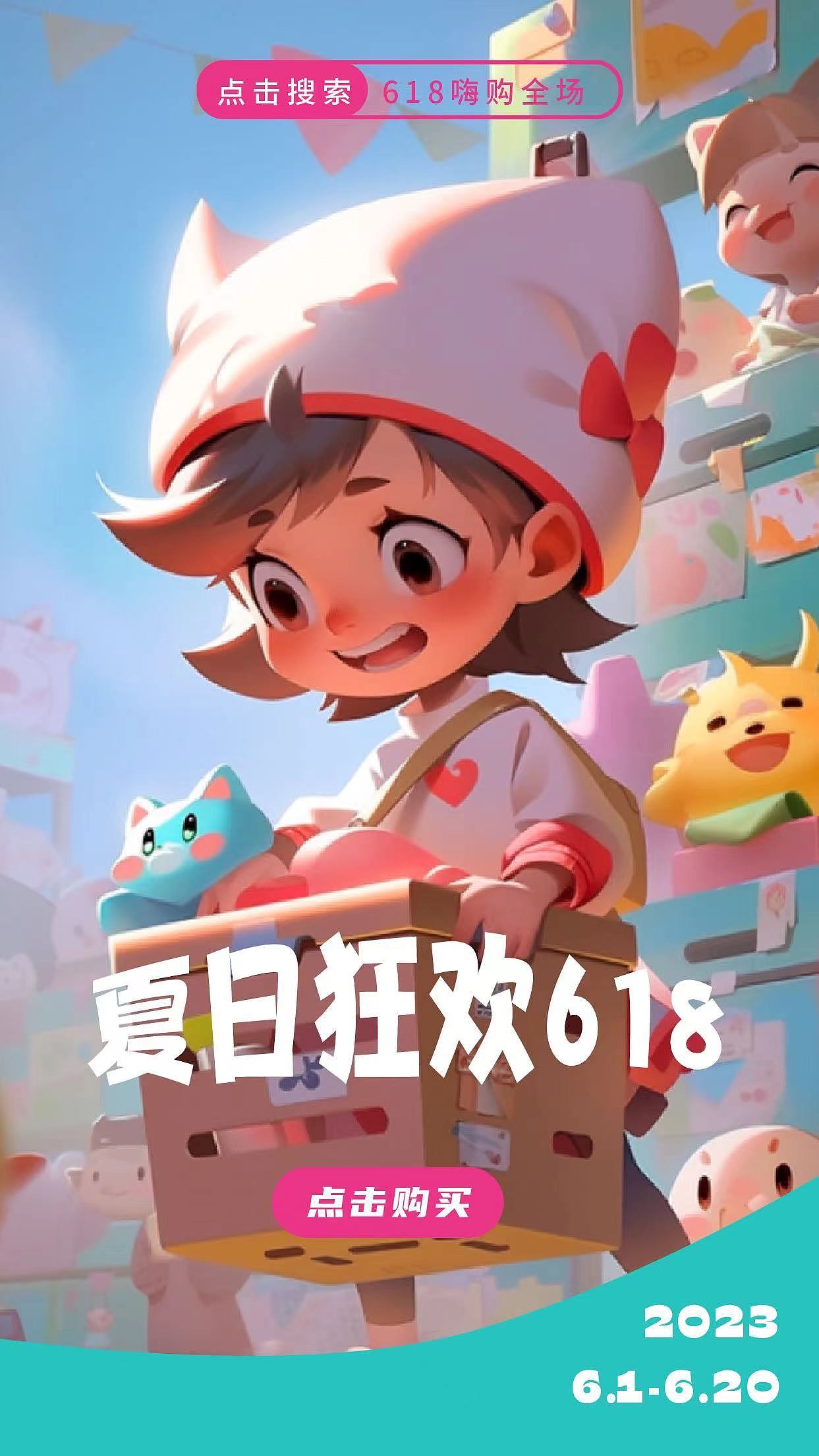 AI电商插画海报