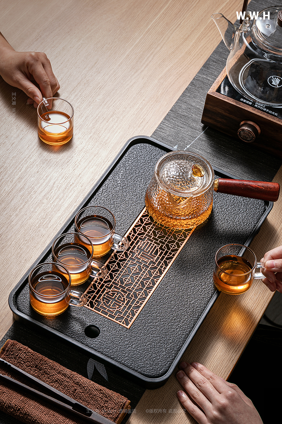 玻璃茶具| 茶盘 | 茶壶 | 茶杯 | 茶具 | 饮具（图ZMzM2NjE5Mzg4） - 产品摄影 - 站酷设计师王文海原创素材 - 站酷ZCOOL