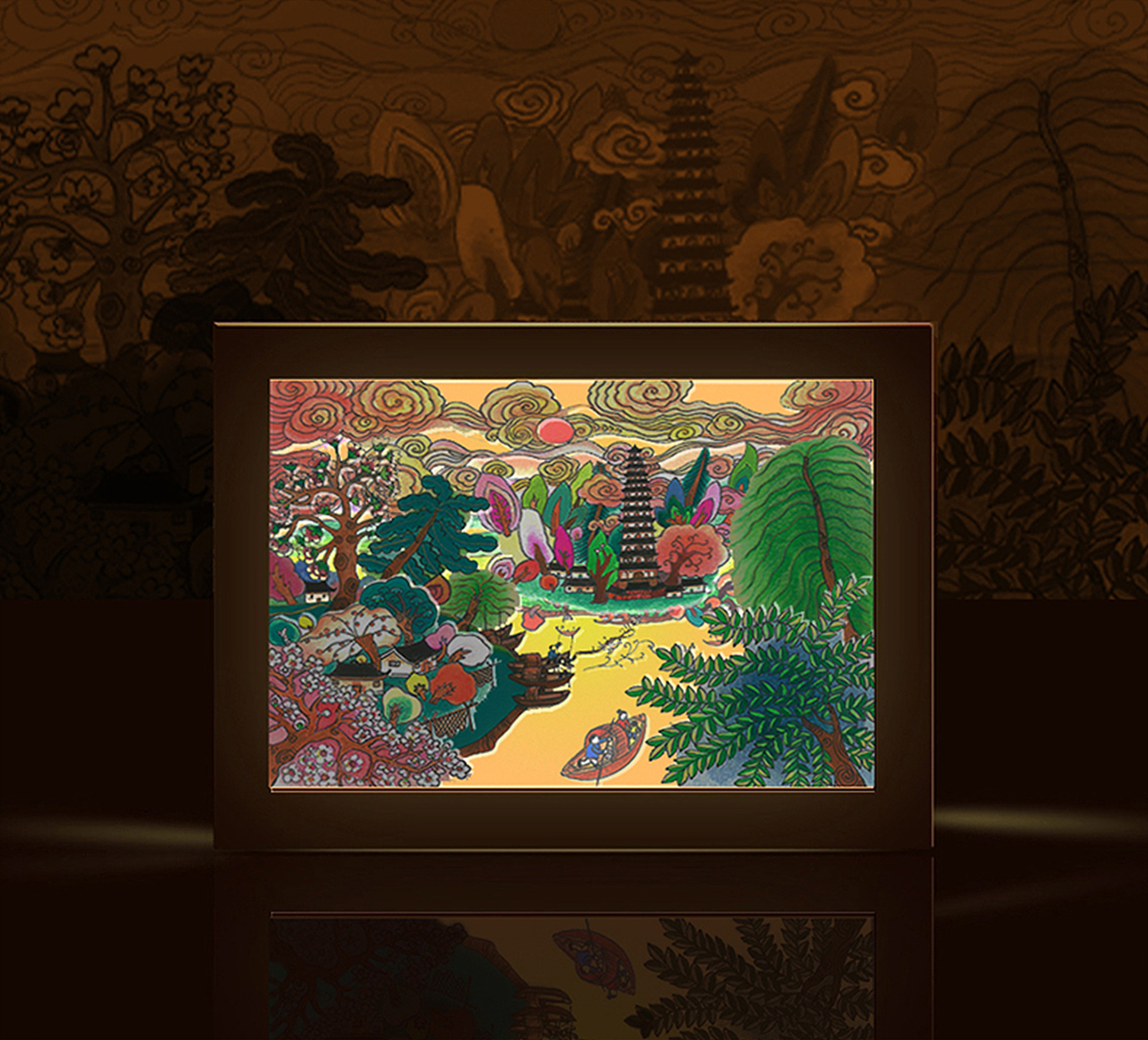 简阳-农民画文创设计