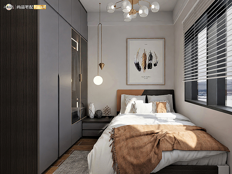 昆明装修公司木菲美家出品:中海云著4室2厅轻奢风格