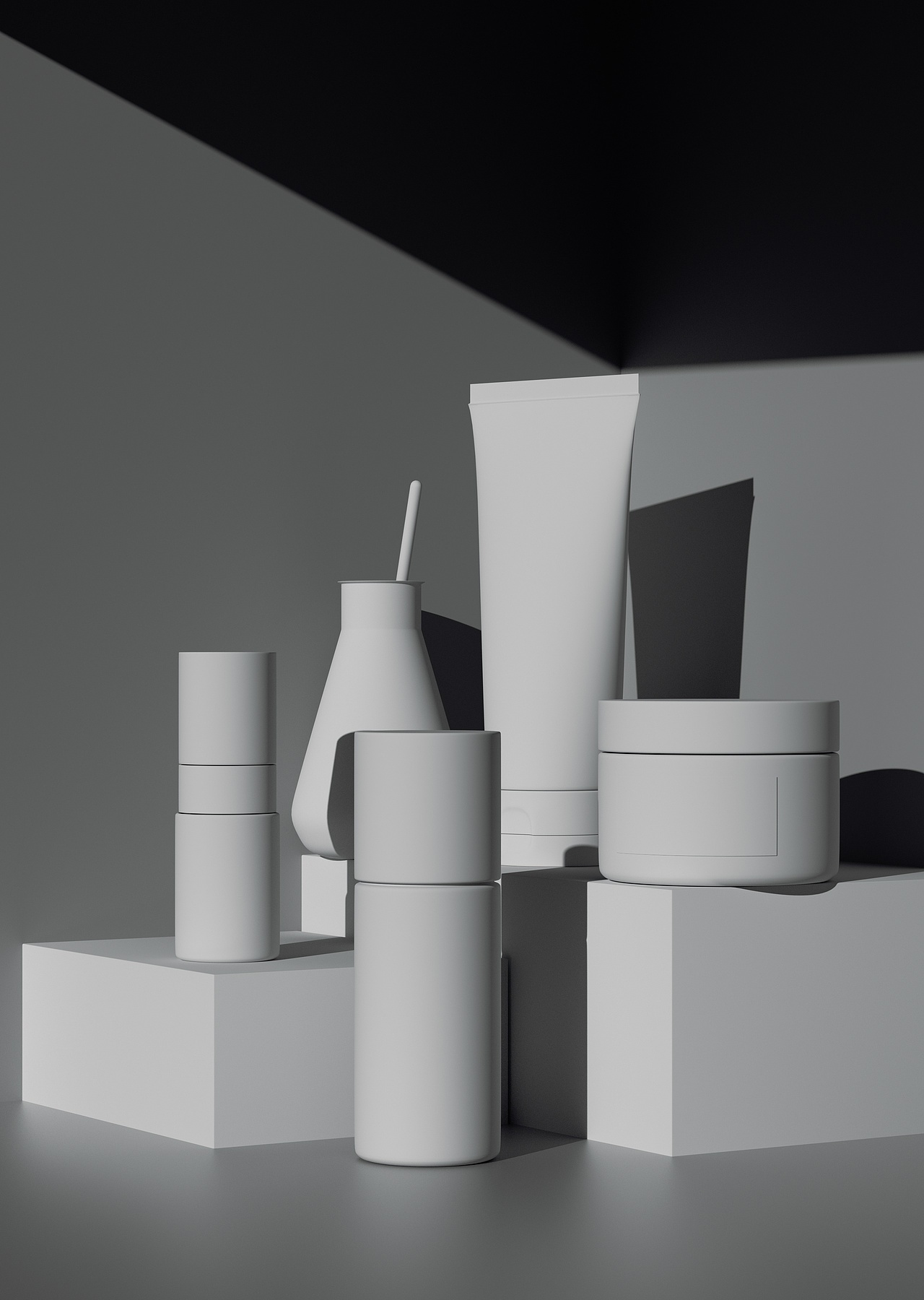 美妆品大促KV建模渲染（图ZMzI2NjkwNzA4） - 产品 - 站酷设计师yanice_2012原创素材 - 站酷ZCOOL