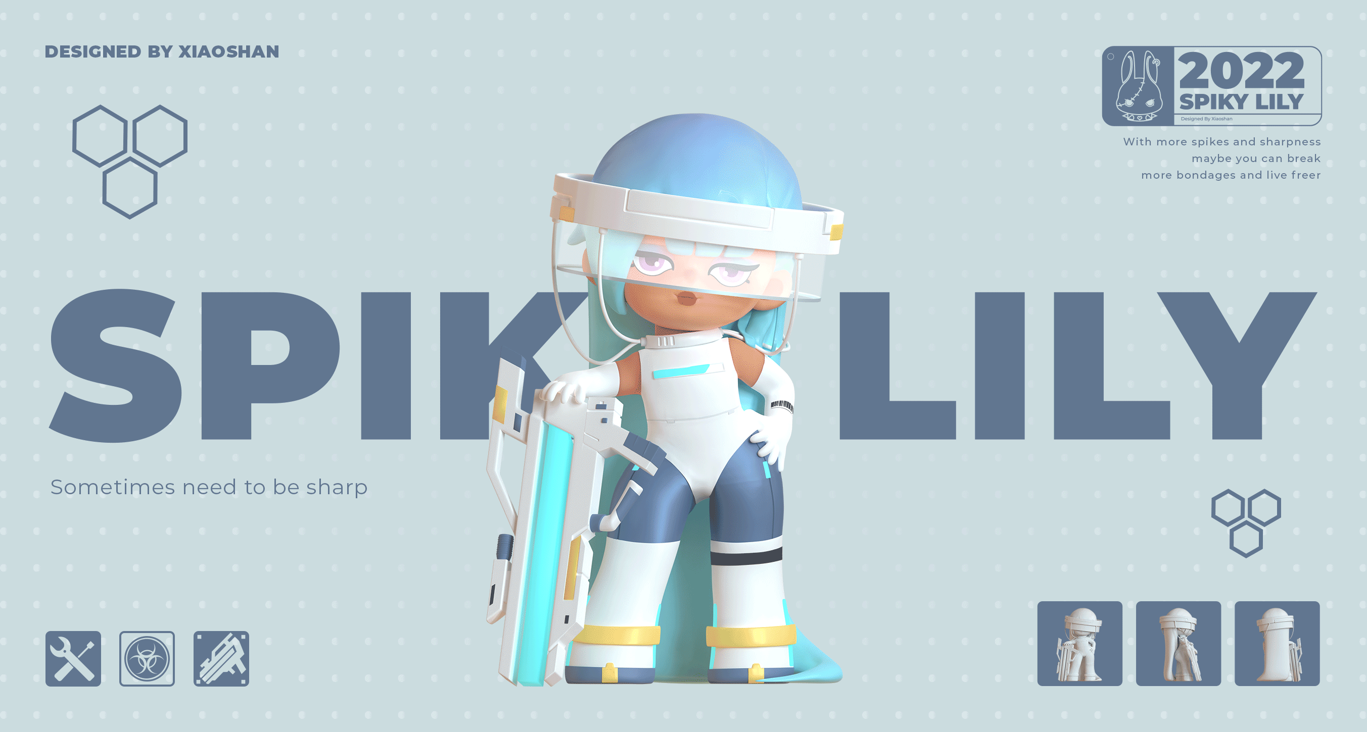 【原创IP】Spiky Lily · 找回棱角，做真实的自己（图ZMzIzOTEyNjg4） - IP形象 - 站酷设计师小山山山山山丘原创素材 - 站酷ZCOOL