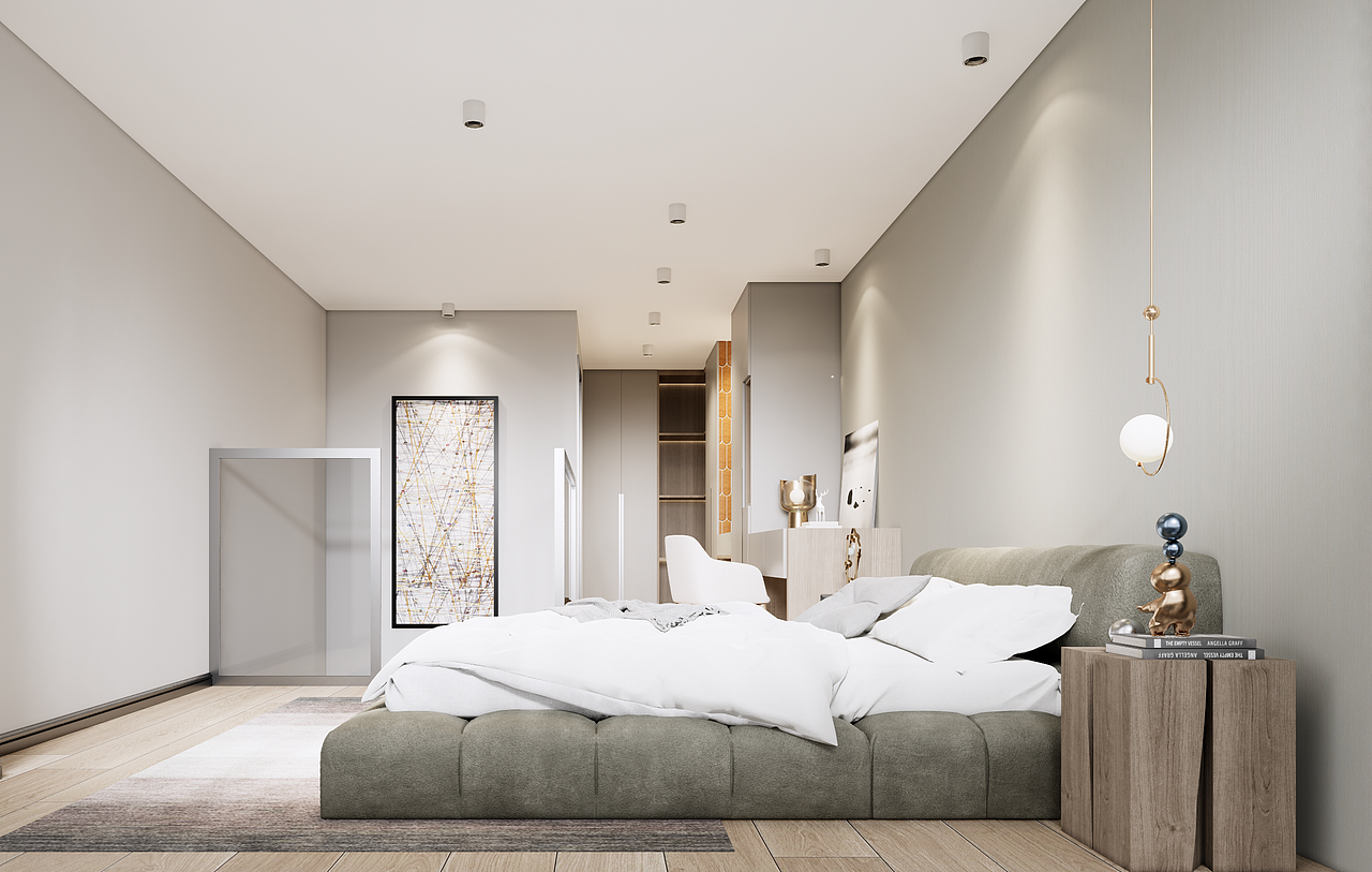 临沂百花城40平现代风格loft设计