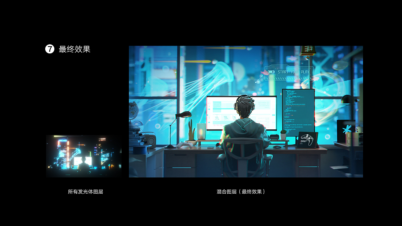 C4D场景打光实例演示（图ZMzU1MjA5NTQ0） - 场景 - 站酷设计师不懒哈哈原创素材 - 站酷ZCOOL