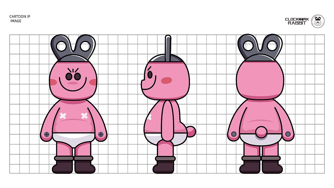 “发条兔”卡通IP形象（图ZMzM2MjUxNTM2） - IP形象 - 站酷设计师南城桃子原创素材 - 站酷ZCOOL