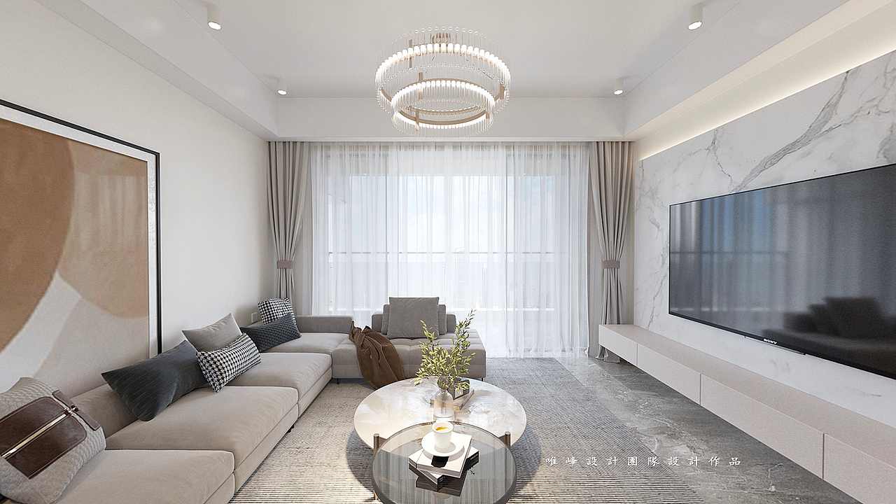 深圳口山设计:光明·星河天地,简约风的家才耐看!