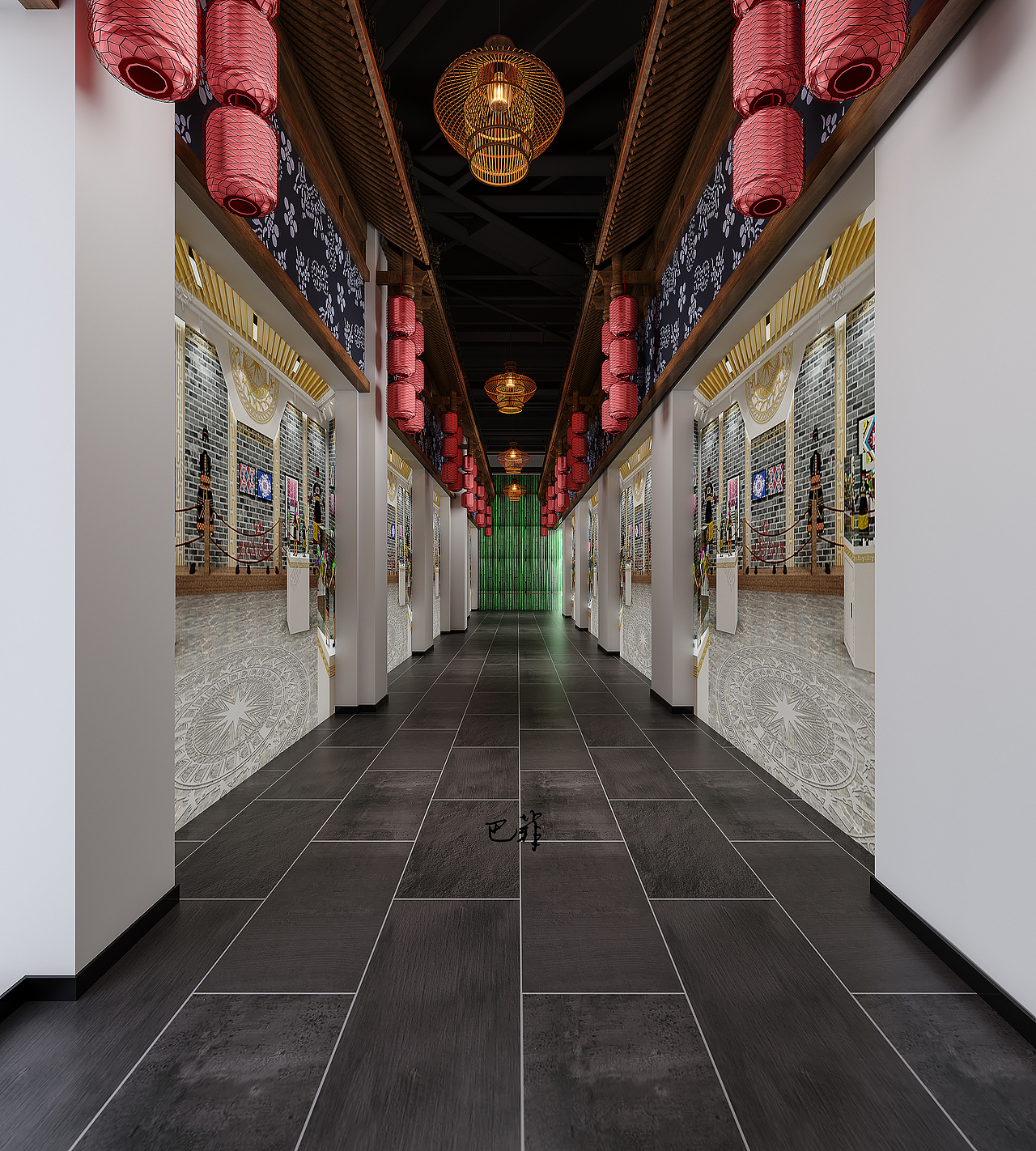 中餐厅|酒店大厅过道|非遗文化展厅|氛围升腾 久违烟火（图ZMzIyMTQwMzU2） - 酒店餐饮设计 - 站酷设计师Z94144900原创素材 - 站酷ZCOOL