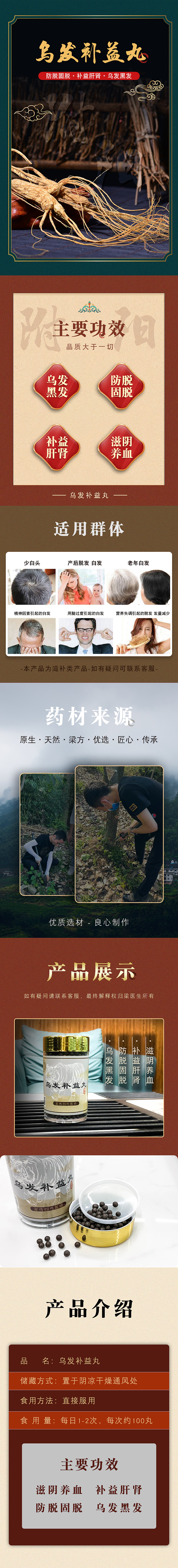 中医产品详情页