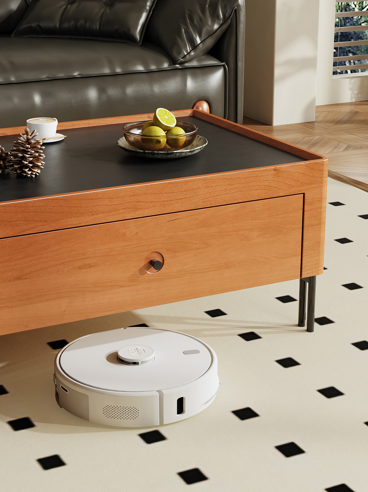 樱桃木复古风茶几（图ZMzU0MjAzNDI0） - 产品 - 站酷设计师姜哮白原创素材 - 站酷ZCOOL