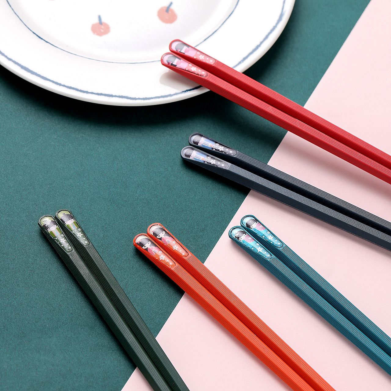 国风筷子の静物拍摄