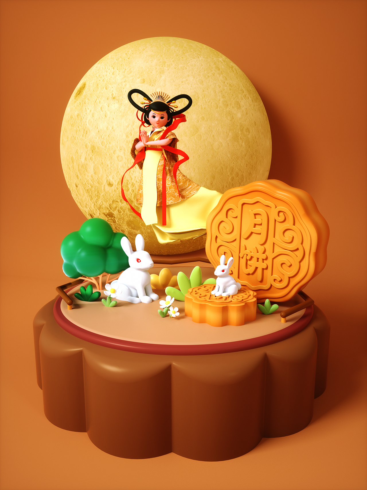 中秋佳节（图ZMzA5NjY2MzEy） - 人物/生物 - 站酷设计师狐言乱娱CHEN原创素材 - 站酷ZCOOL