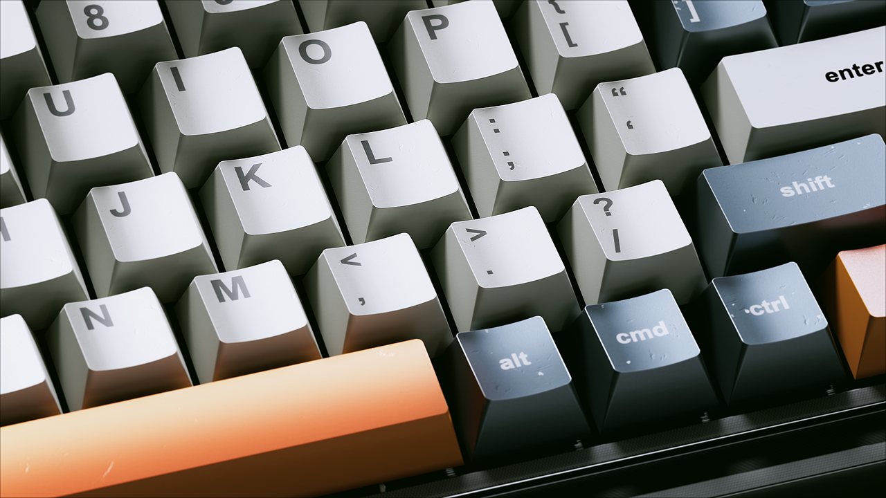 键盘渲染练习（图ZMzI0NzcyMjY4） - 产品 - 站酷设计师樂壹漓原创素材 - 站酷ZCOOL