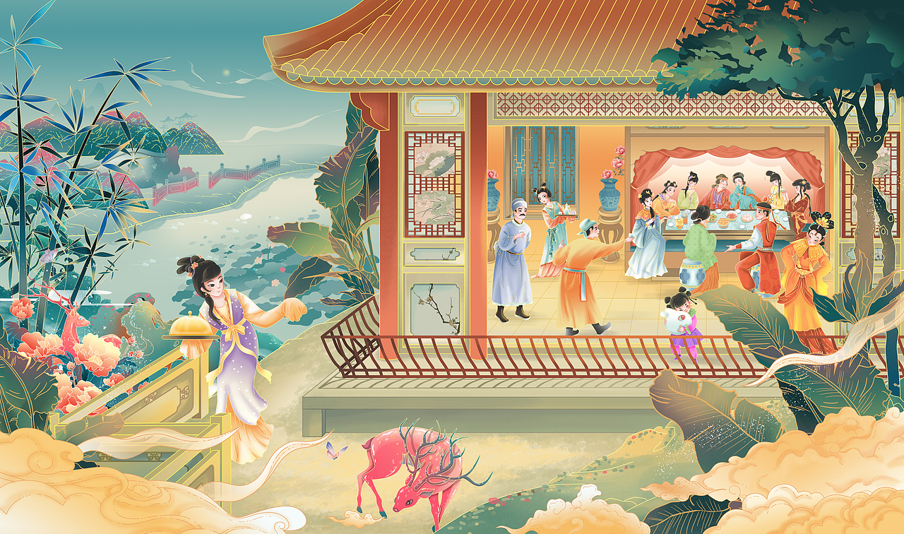 这是去年做的一些玉米产品包装插画（图ZMzY4NDU3MDIw） - 商业插画 - 站酷设计师金灿灿_103原创素材 - 站酷ZCOOL