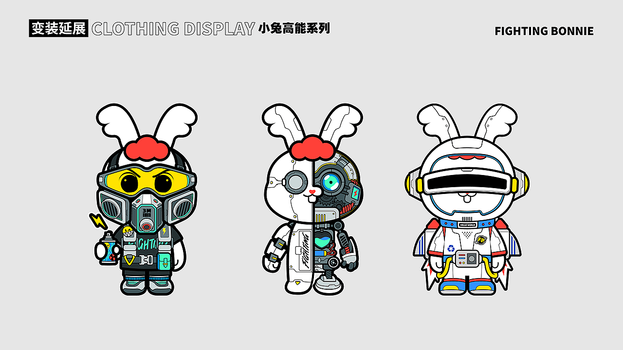 IP角色设定｜FIGHTING BONNIE小兔欢迪（图ZMzIxMjk4MzUy） - IP形象 - 站酷设计师雪燃LY原创素材 - 站酷ZCOOL