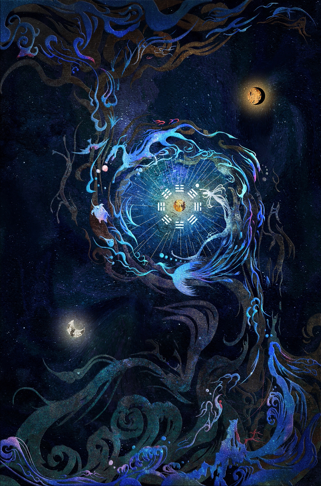 中国神话体系——民族神话系列插画